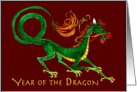 Chinese New Year of the Dragon card