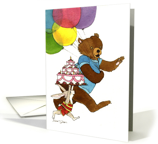 Belated Birthday Race card (100107)