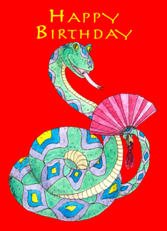 Happy Birthday Snake