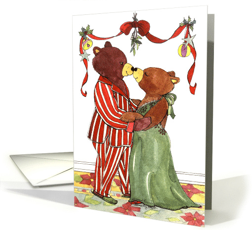 1st Christmas Honey Bears card (105331)