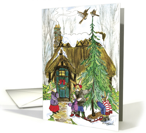 Perfect Christmas Tree card (109865)