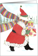 Santa Bear - Christmas card