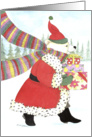 Santa Bear - Christmas card
