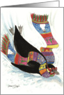 Penguin Fun - Christmas invite card