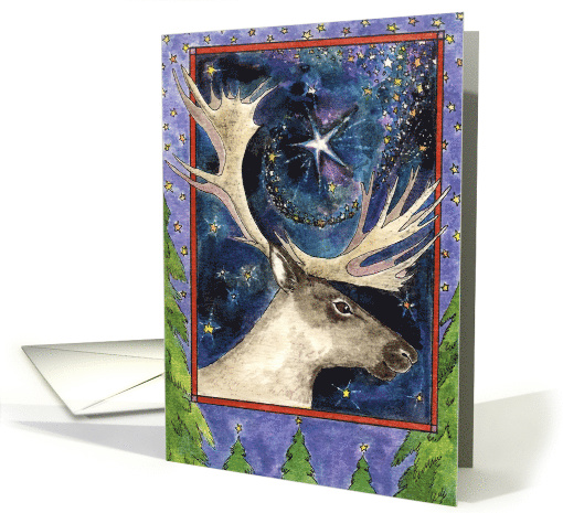 Reindeer Dreams - Christmas business card (113607)