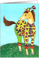 Happy Year of the Horse -From Our home to your home card