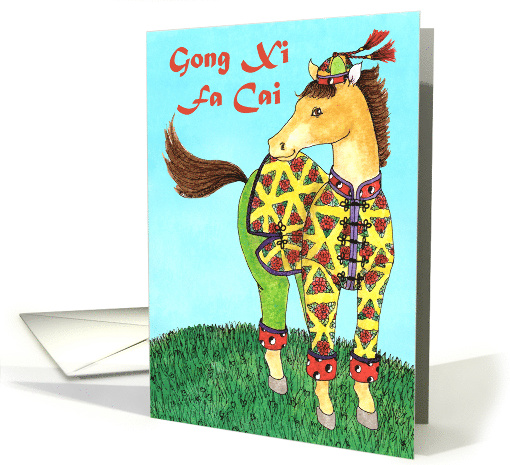 Year of the Horse Gong Xi Fa Cai card (1176534)