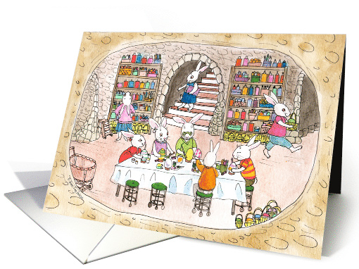 Easter Egg Decorating Room card (1238014)