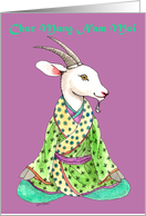 Zen Goat - Chuc Mung Nam Moi card