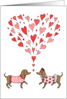 Valentine’s Day Puppy Love card