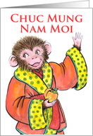 Happy Vietnamese Year of the Monkey -Chuc Mung Nam Moi card