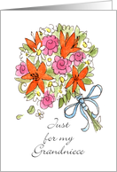 For my Grandniece - Happy Bridal Shower card