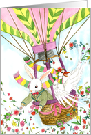 Spring Fling - blank note card