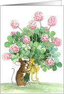 St. Patrick’s Day Birthday Mousie card