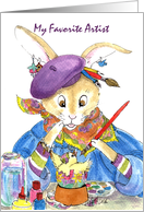 Easter Egg Artist card