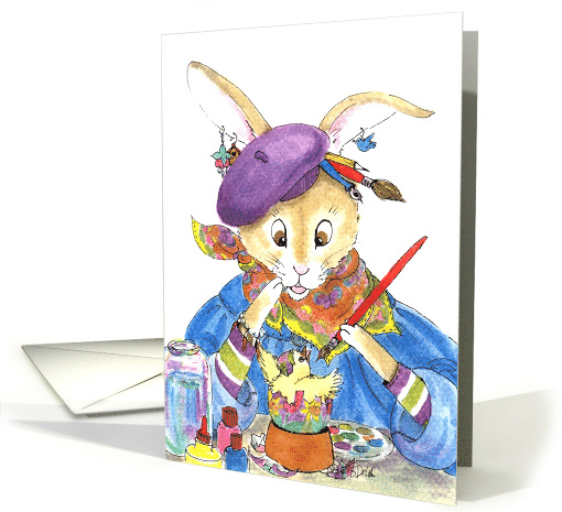 Grandson Bunny Easter Egg Artist card (156916)