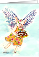 April Fools’ Day Birthday Flying Pig card