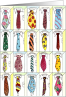Ties - Father’s Day - for Grandpa card
