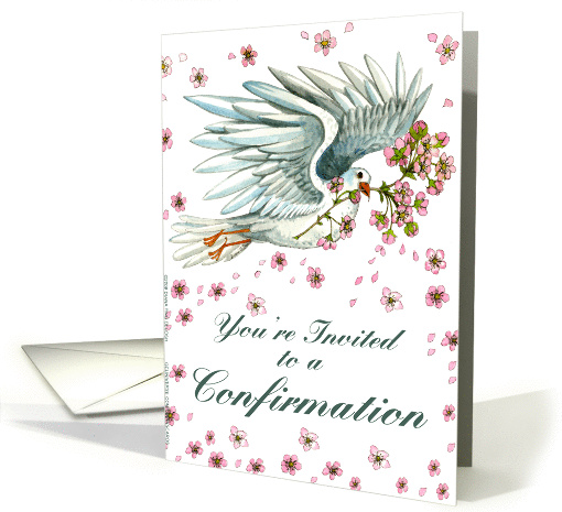Dove Invite - Confirmation card (189939)