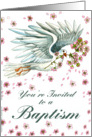 Dove Invite - Baptism card