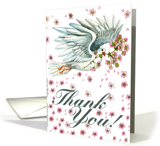 Dove Thank You card (190003)