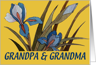 Grandparents Day Iris card