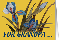 Grandpa’s Iris - Birthday card