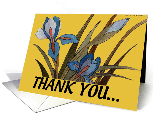 Thank You Iris - card (204229)