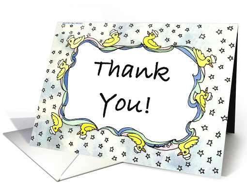 Duckie Thank You! card (212164)