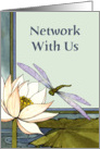 Dragonfly Pond, Network invite card