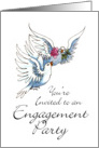 2 Doves - Engagement invite card