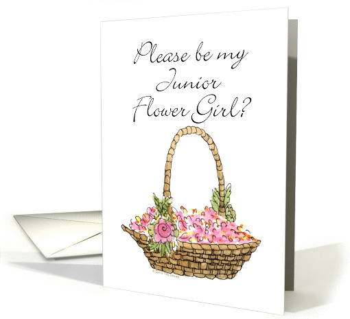 Basket - Jr. Flower Girl? card (231635)