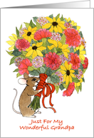 Grandparents Day - Grandpa Bouquet card