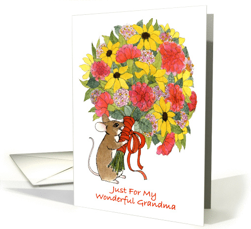 Grandma Birthday Bouquet card (240092)
