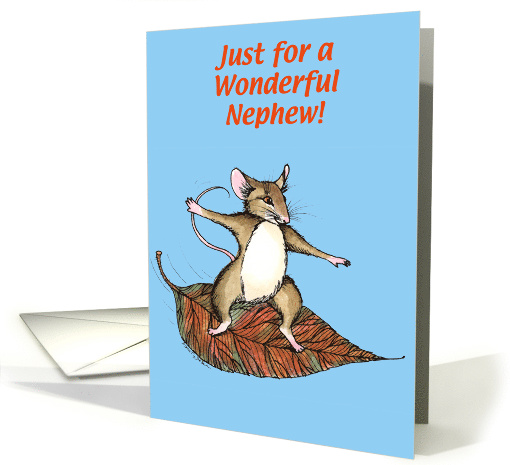 Thanksgiving Mouse, Nephew card (299701)