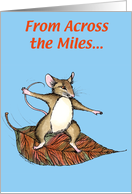 Thanksgiving From Across Miles Mouse card