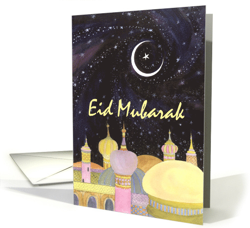 Eid Mubarak Arabian Night card (299715)