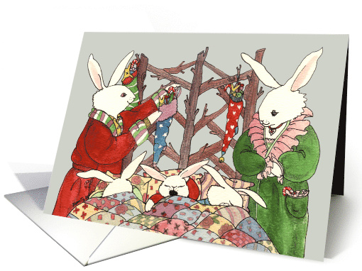 1st Christmas, triplets Sweet Dreams card (319822)