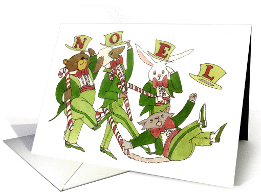 Noel Dancers, French card (320665)