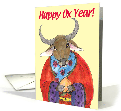 Happy Ox Year card (341745)