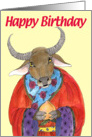 Ox Happy Birthday! card