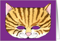 Mardi Gras Cat Mask