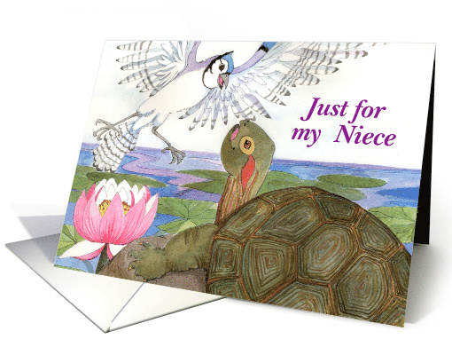 Niece, Easter Turtle Pond card (376248)
