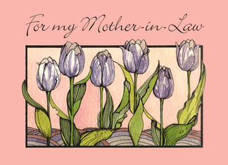 Purple Tulips, Mom...