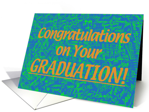 Grad Congratz Blue card (416390)