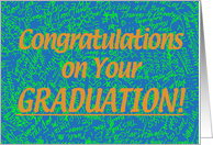 College Grad Congratz-Blue card