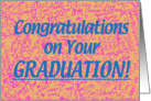 Grad Congratz - Peach card