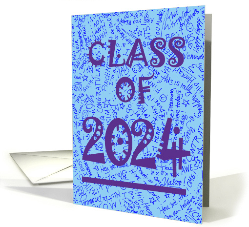 2024 Grad Congrats Blue card (416532)
