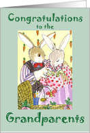 Congratz Grandparents -BunnyFamily card