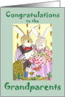 Congratz Grandparents -BunnyFamily card